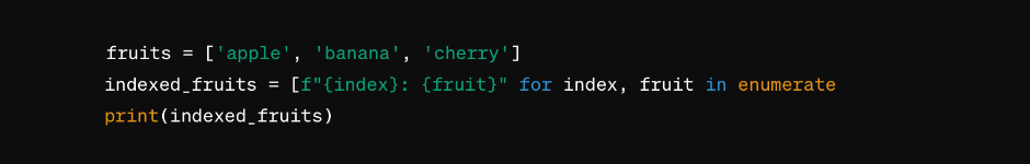 What is enumerate function in Python and how does it work?