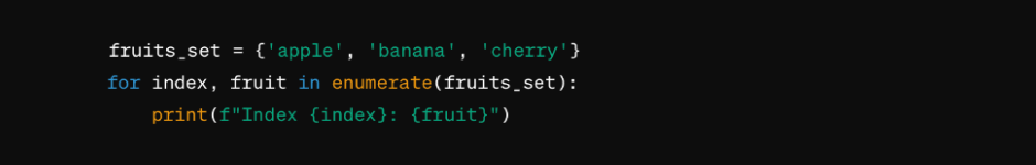 What is enumerate function in Python and how does it work?