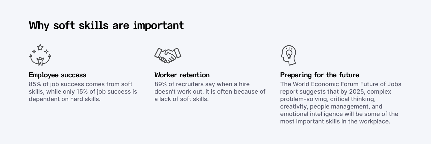 Why soft skills are important