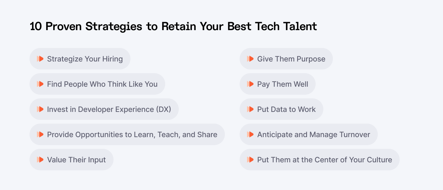 Strategies to retain your best tech talent