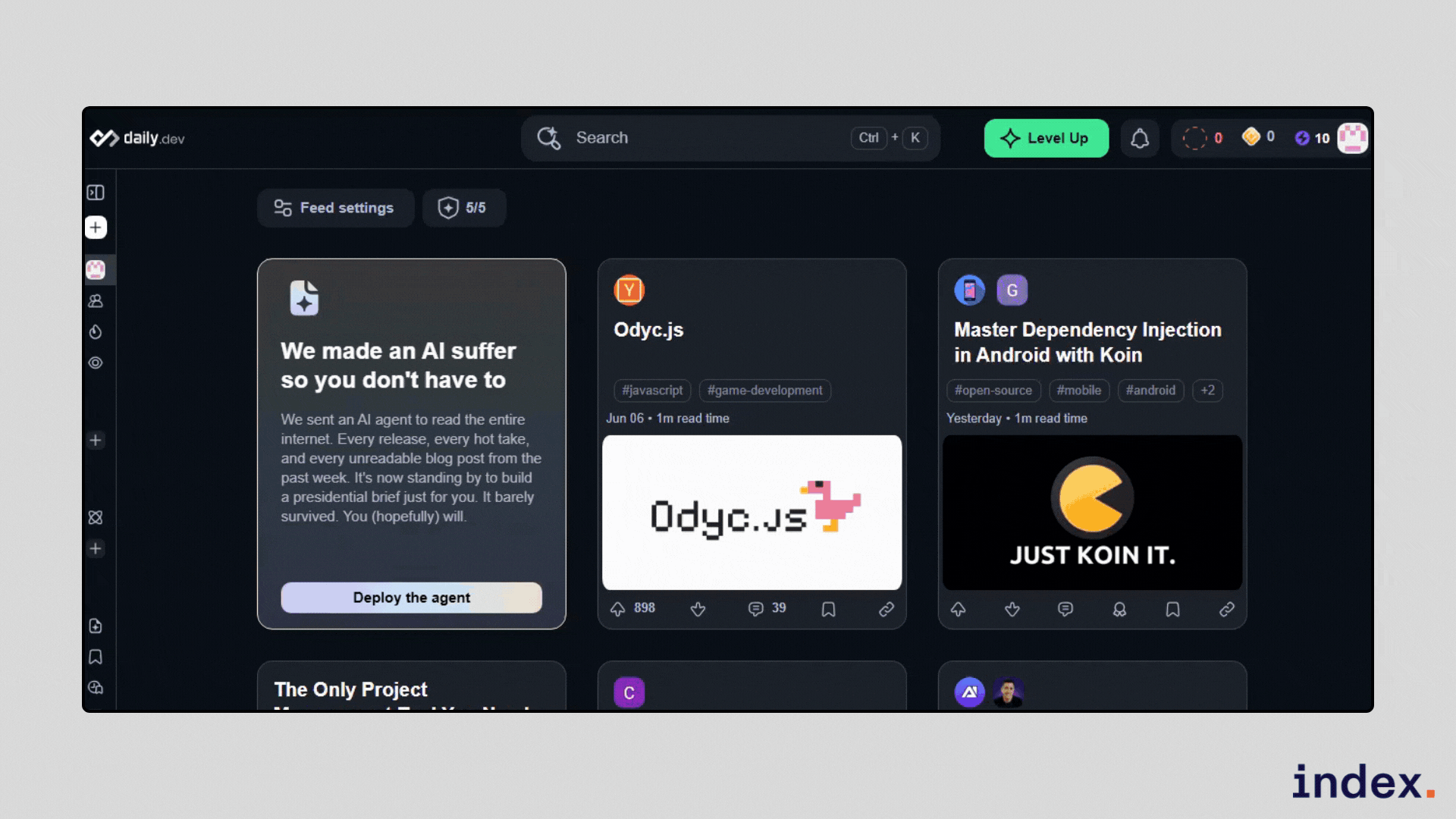 Daily.dev how it works