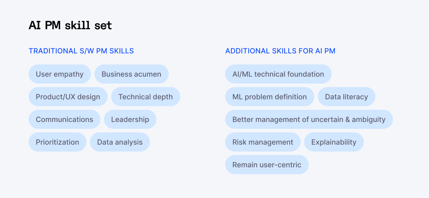 AI PM skill set