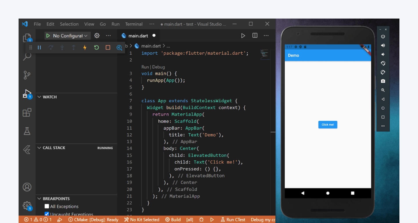 Framework screenshot