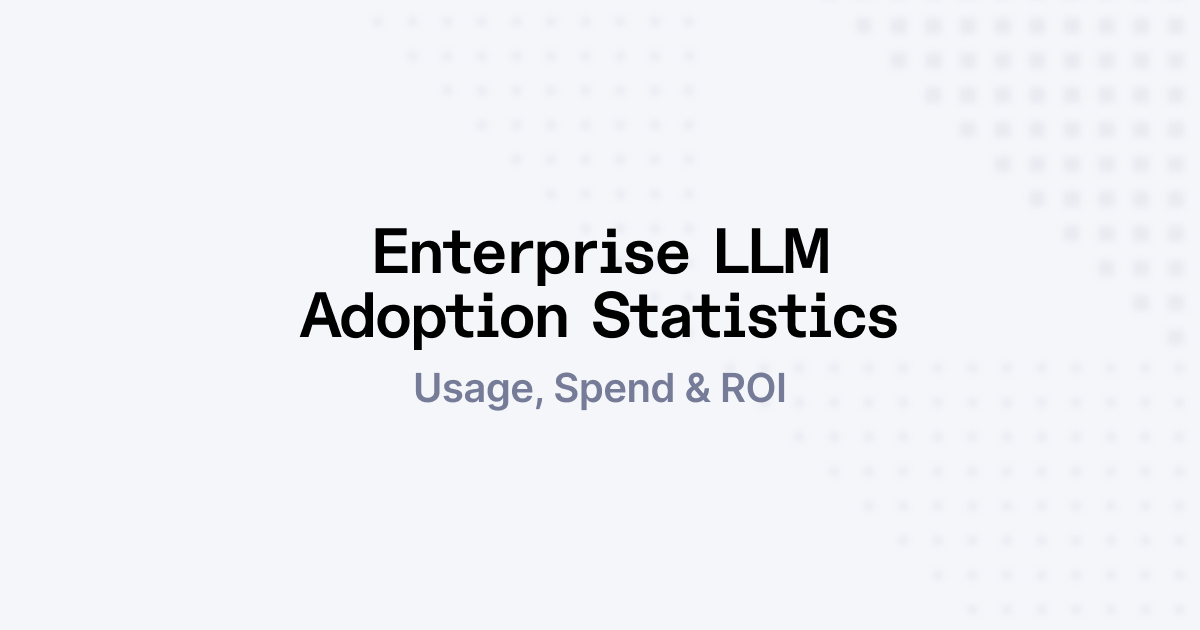 50+ Mind Blowing LLM Enterprise Adoption Statistics in 2026