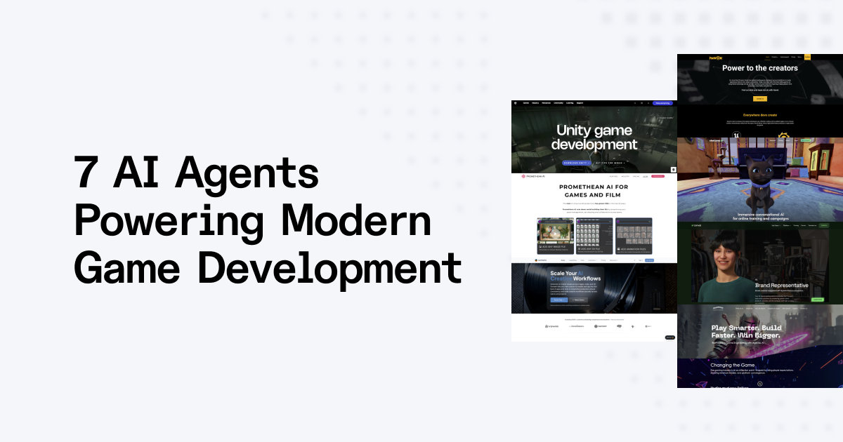 We Recommend These 8 AI Agents for Game Development in 2026